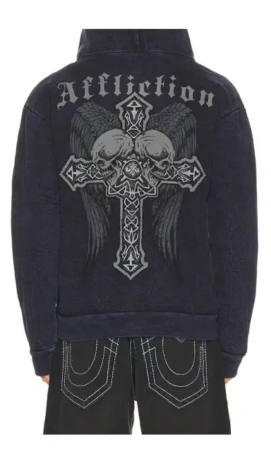 Affliction Seeker Long Sleeve Zip Hoodie | Thumbnail 3 Affliction Seeker Long Sleeve Zip Hoodie | Thumbnail 3