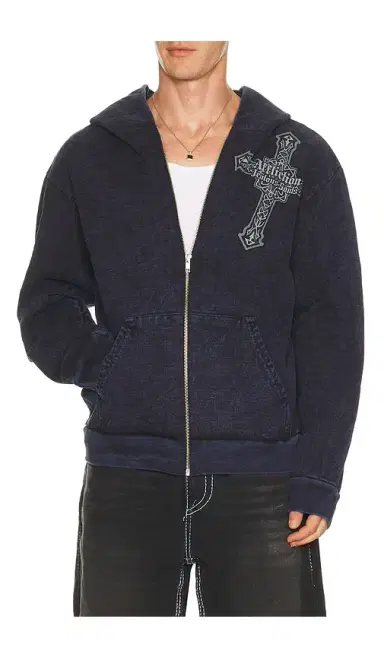 Affliction Seeker Long Sleeve Zip Hoodie | Thumbnail 1 Affliction Seeker Long Sleeve Zip Hoodie | Thumbnail 1