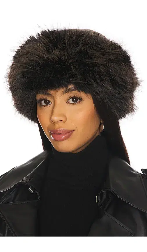 jocelyn Faux Shearling Roller Hat