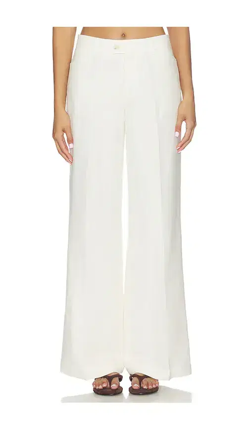 Flared Linen Pants