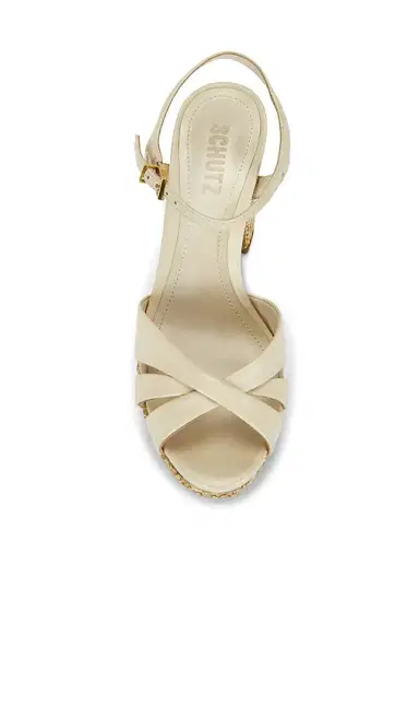 Schutz Keefa Raffia Platform Sandal | Thumbnail 4 Schutz Keefa Raffia Platform Sandal | Thumbnail 4