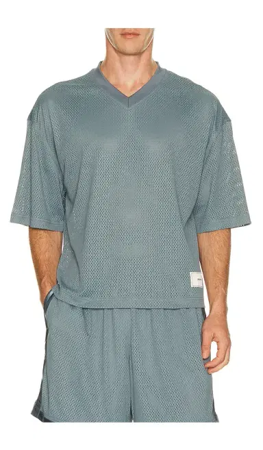 SKIMS V-Neck Cropped Jersey | Thumbnail 1