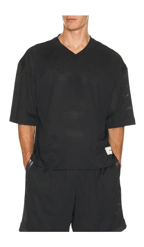 V-Neck Cropped Jersey