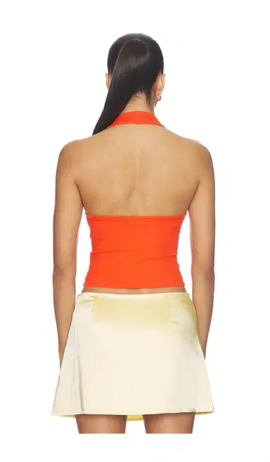 Eterne Cropped Halter Top | Thumbnail 3