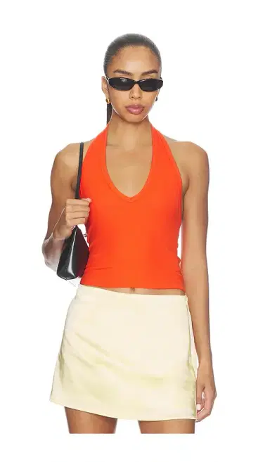 Eterne Cropped Halter Top | Thumbnail 1