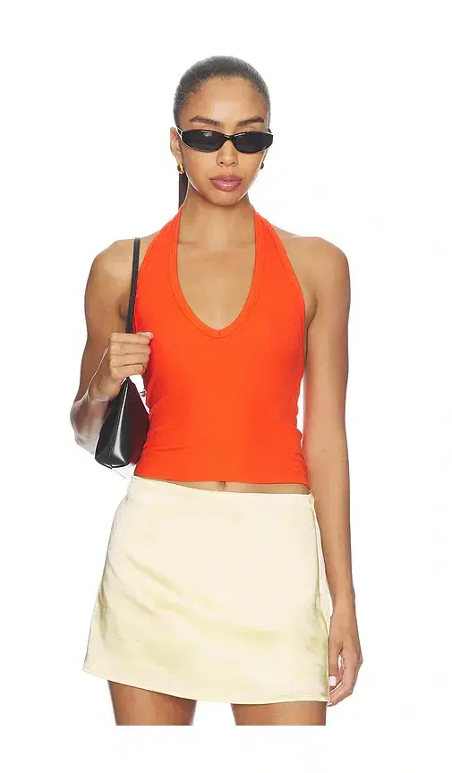 Eterne Cropped Halter Top