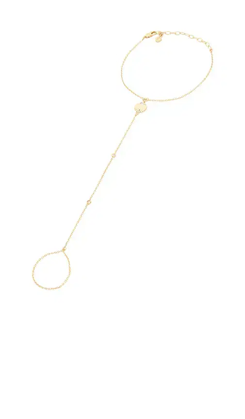 Ettika Santorini Shell Foot Chain