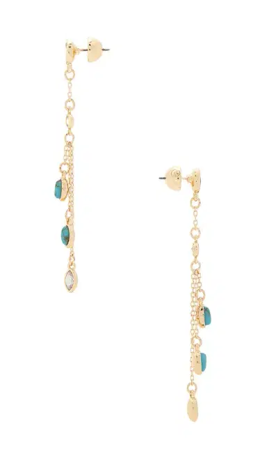 Ettika Turquoise Cascade Earrings | Thumbnail 2 Ettika Turquoise Cascade Earrings | Thumbnail 2