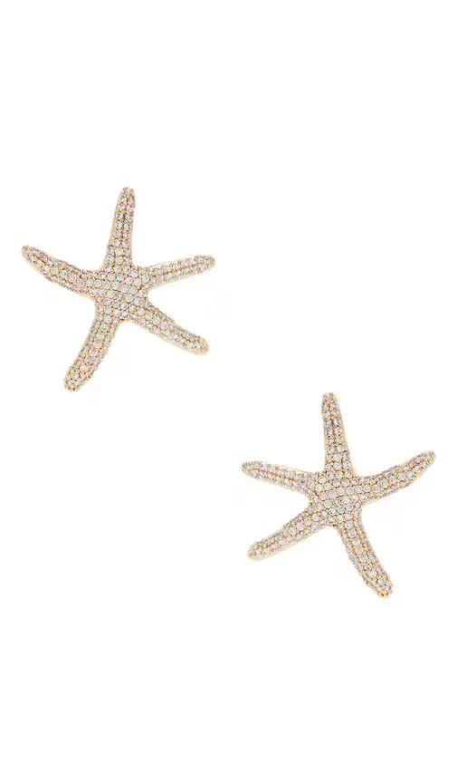 Ettika Pav? Starfish Earrings