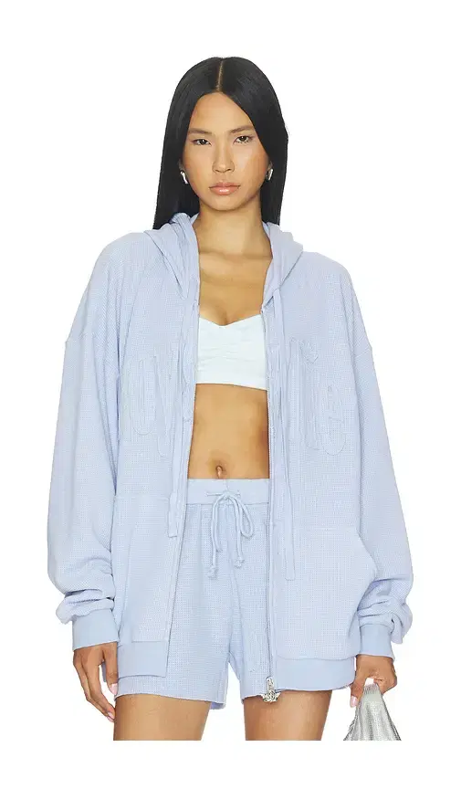 Boys Lie Lilac Baby Thermal Harley Zip Up
