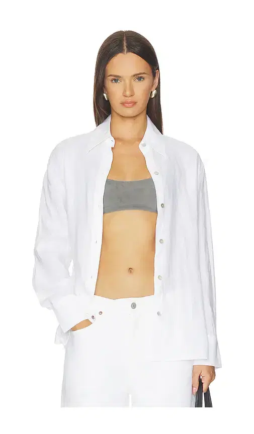 Vince Relaxed Long Sleeve Button Down