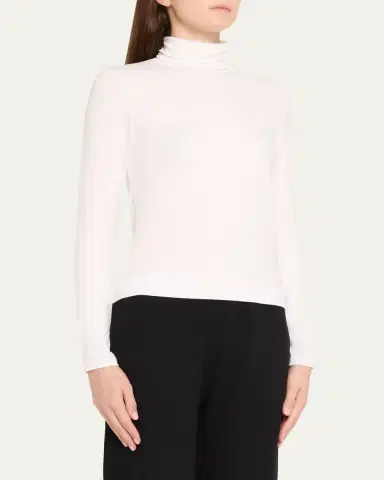 Majestic Filatures Viscose Jersey Turtleneck | Thumbnail 4