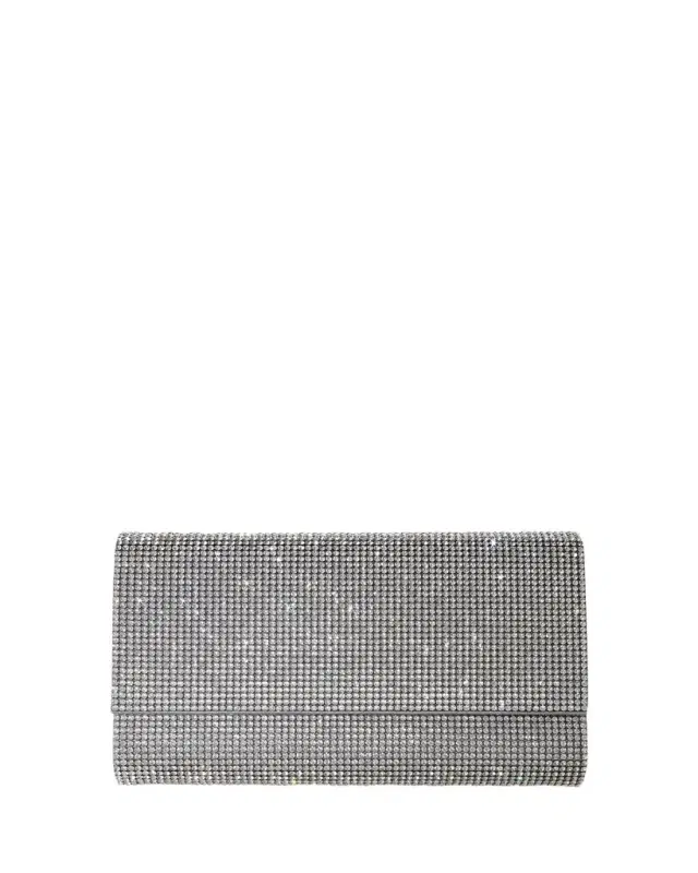 Judith Leiber Couture Fizzoni Full-Beaded Clutch Bag