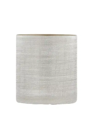Labrazel Woven Wastebasket, Platinum | Thumbnail 1