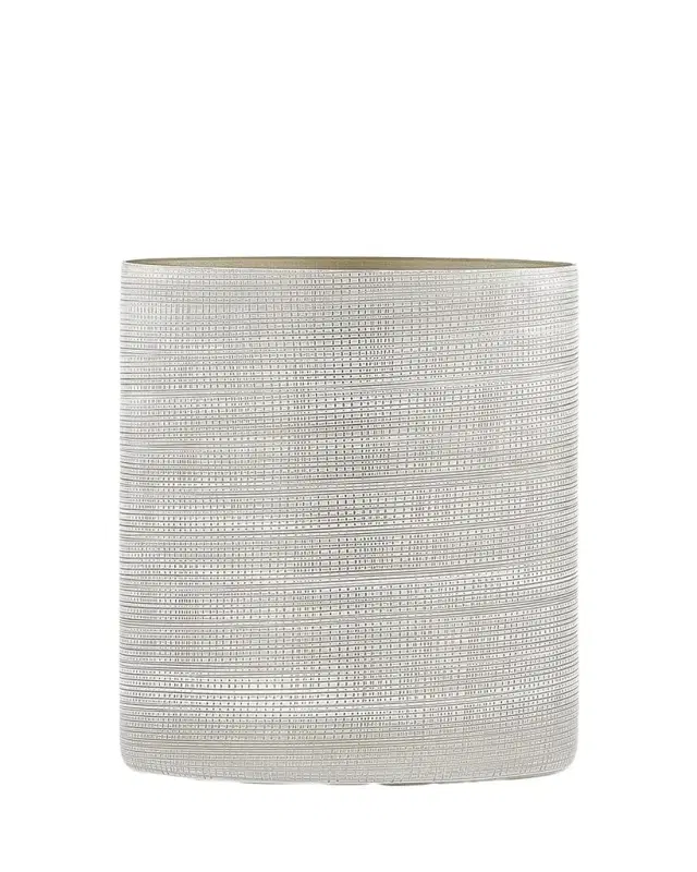 Labrazel Woven Wastebasket, Platinum