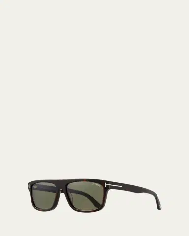 Tom Ford Men's Thick Square Acetate Sunglasses | Thumbnail 2 Tom Ford Men's Thick Square Acetate Sunglasses | Thumbnail 2