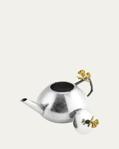Michael Aram Butterfly Ginkgo Round Teapot | Thumbnail 2