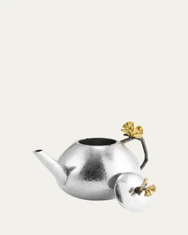 Michael Aram Butterfly Ginkgo Round Teapot | Thumbnail 3