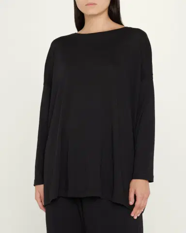 Eskandar Ultra-Light Cotton Long-Sleeve T-Shirt (One Size) | Thumbnail 4 Eskandar Ultra-Light Cotton Long-Sleeve T-Shirt (One Size) | Thumbnail 4