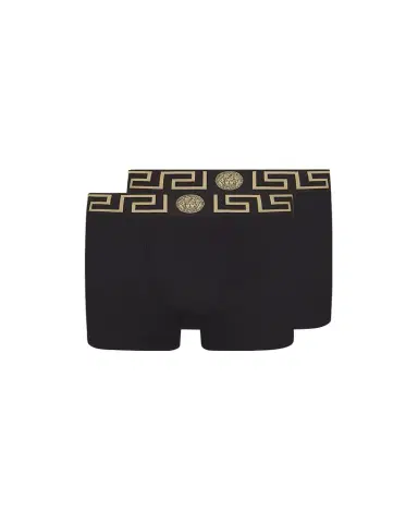 Versace Two-Pack Greca Border Long Boxer Trunks | Thumbnail 1