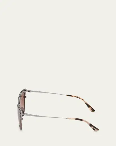 Tom Ford Faryn Dramatic Metal Cat-Eye Sunglasses | Thumbnail 7