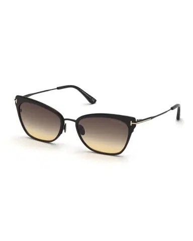 Tom Ford Faryn Dramatic Metal Cat-Eye Sunglasses | Thumbnail 1
