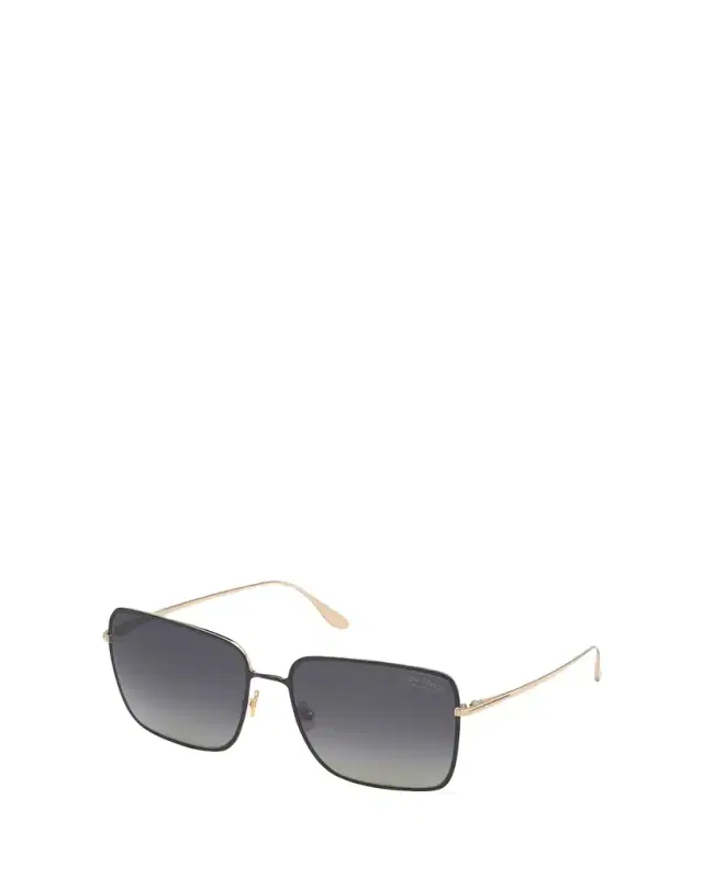 TOM FORD Heather Square Metal Sunglasses