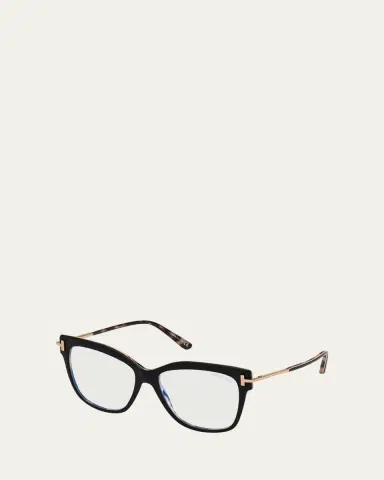 TOM FORD Square Acetate Optical Glasses | Thumbnail 4