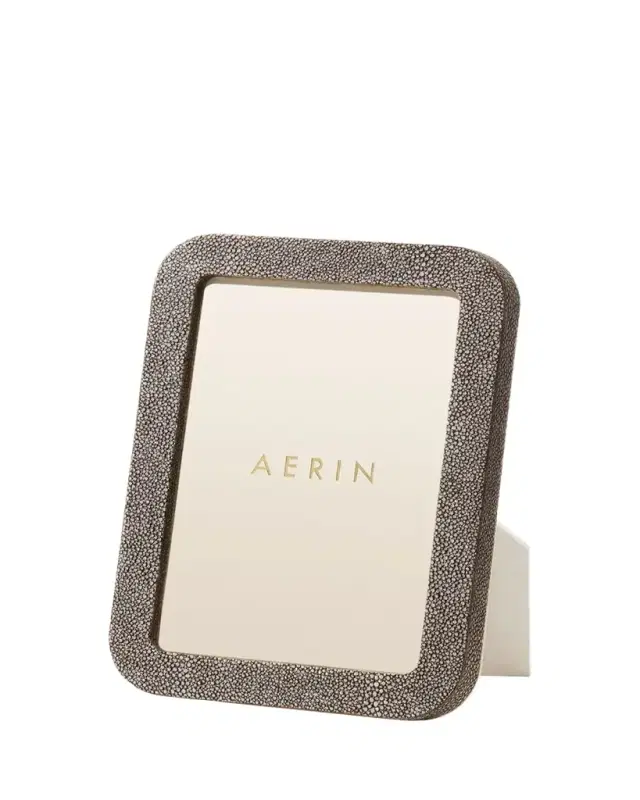 AERIN Modern Faux Shagreen Frame, 5" x 7"