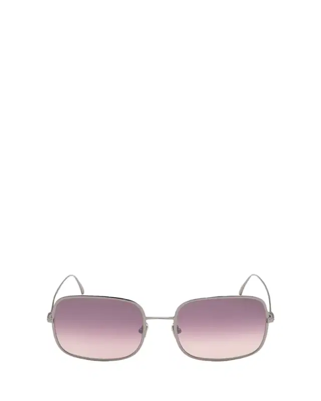 TOM FORD Keira Square Mirrored Metal Sunglasses