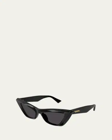 Bottega Veneta Dramatic Acetate Cat-Eye Sunglasses | Thumbnail 2