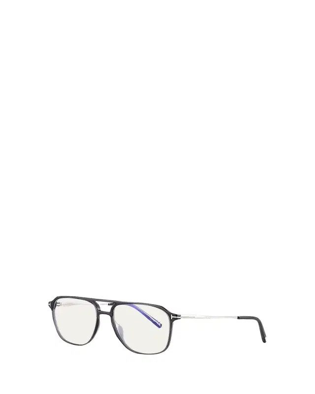 Tom Ford Men's FT5665-BM54 Blue Light Blocking Navigator Optical Glasses