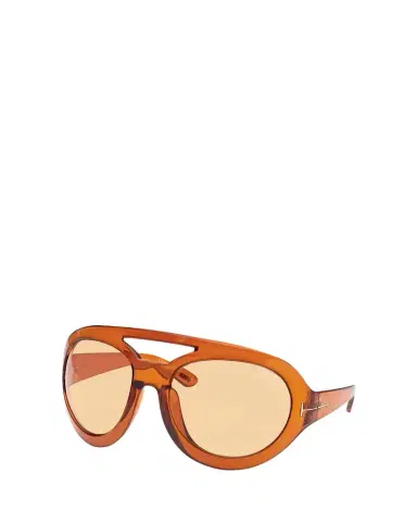 TOM FORD Serena Acetate Aviator Sunglasses | Thumbnail 1
