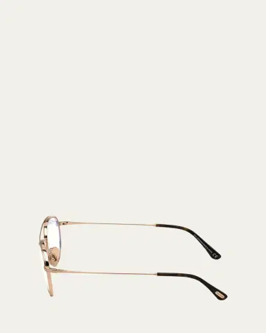 Tom Ford Blue Light Blocking Titanium Aviator Optical Glasses | Thumbnail 3 Tom Ford Blue Light Blocking Titanium Aviator Optical Glasses | Thumbnail 3