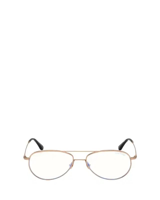 TOM FORD Blue Light Blocking Titanium Aviator Optical Glasses