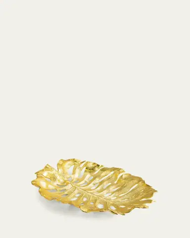 Michael Aram Golden Monstera Centerpiece | Thumbnail 2 Michael Aram Golden Monstera Centerpiece | Thumbnail 2