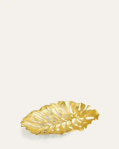 Michael Aram Golden Monstera Centerpiece | Thumbnail 3 Michael Aram Golden Monstera Centerpiece | Thumbnail 3