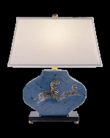 Port 68 Zebra Blue Lamp | Thumbnail 2