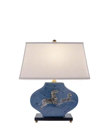 Port 68 Zebra Blue Lamp | Thumbnail 1