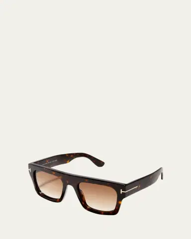 TOM FORD Fausto Square Acetate Sunglasses | Thumbnail 2