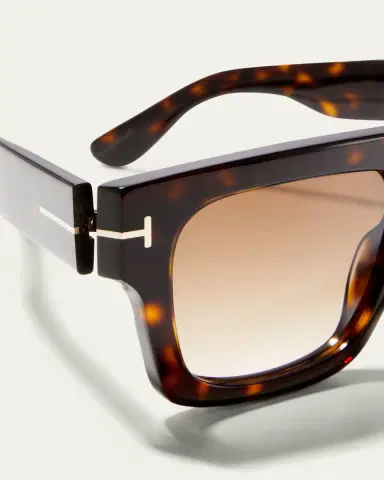 TOM FORD Fausto Square Acetate Sunglasses | Thumbnail 4