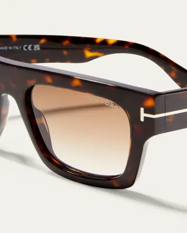 TOM FORD Fausto Square Acetate Sunglasses | Thumbnail 5
