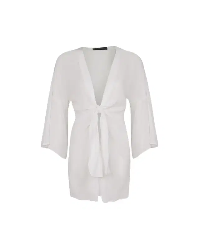 Vix Solid Perola Knot Short Coverup