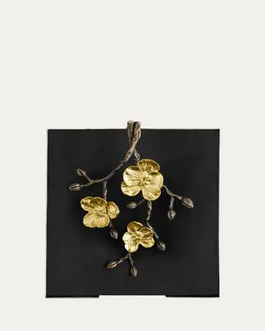 Michael Aram Gold Orchid Dinner Napkin Holder | Thumbnail 3