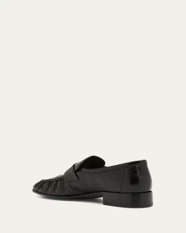 The Row Soft Leather Flat Loafers | Thumbnail 4