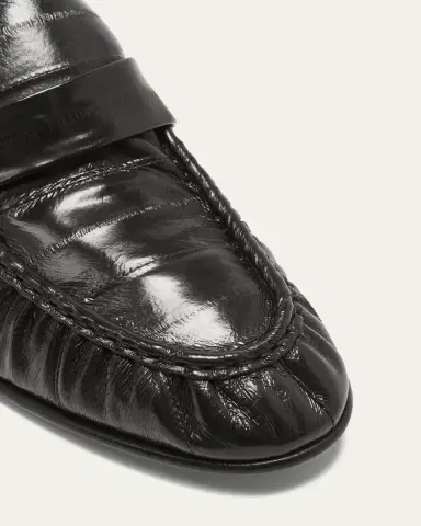 The Row Soft Leather Flat Loafers | Thumbnail 5