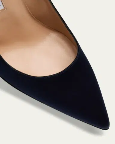 Manolo Blahnik BB 90mm Satin Pumps | Thumbnail 7 Manolo Blahnik BB 90mm Satin Pumps | Thumbnail 7