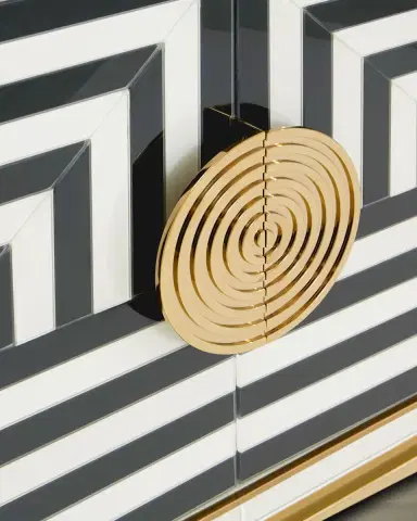 Jonathan Adler Op Art Credenza | Thumbnail 4 Jonathan Adler Op Art Credenza | Thumbnail 4