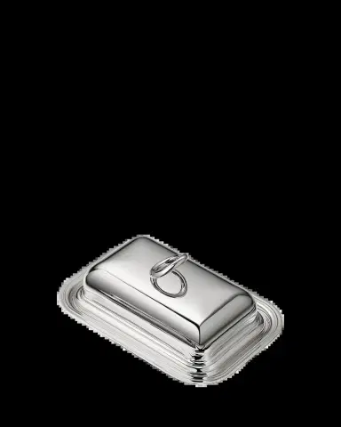 Christofle Vertigo Butter Dish with Lid | Thumbnail 2 Christofle Vertigo Butter Dish with Lid | Thumbnail 2