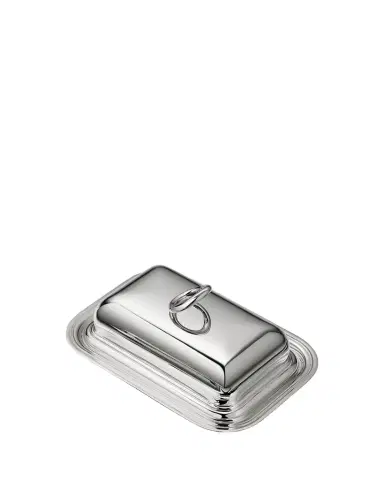 Christofle Vertigo Butter Dish with Lid | Thumbnail 1 Christofle Vertigo Butter Dish with Lid | Thumbnail 1